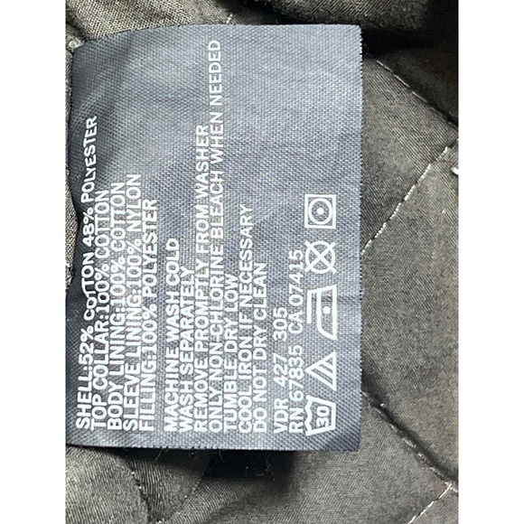 Nautica Mens chore barn coat Tan Corduroy Collar Size Large Quilted Lined - Picture 9 of 9